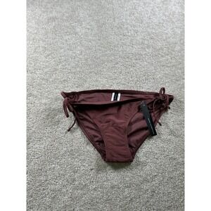 Ninety-Nine Women's Swimwear Bikini Bottom Brown Padded Adjustable S